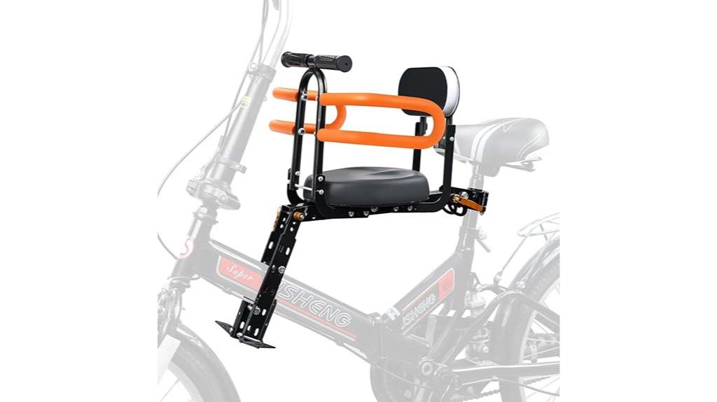 foldable front child seat