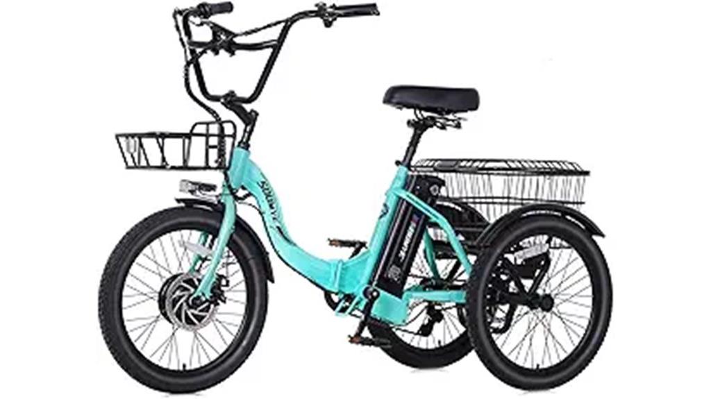 folding adult electric tricycle