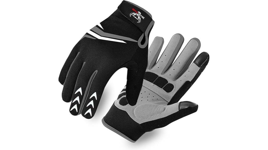 heavy duty padded cycling gloves