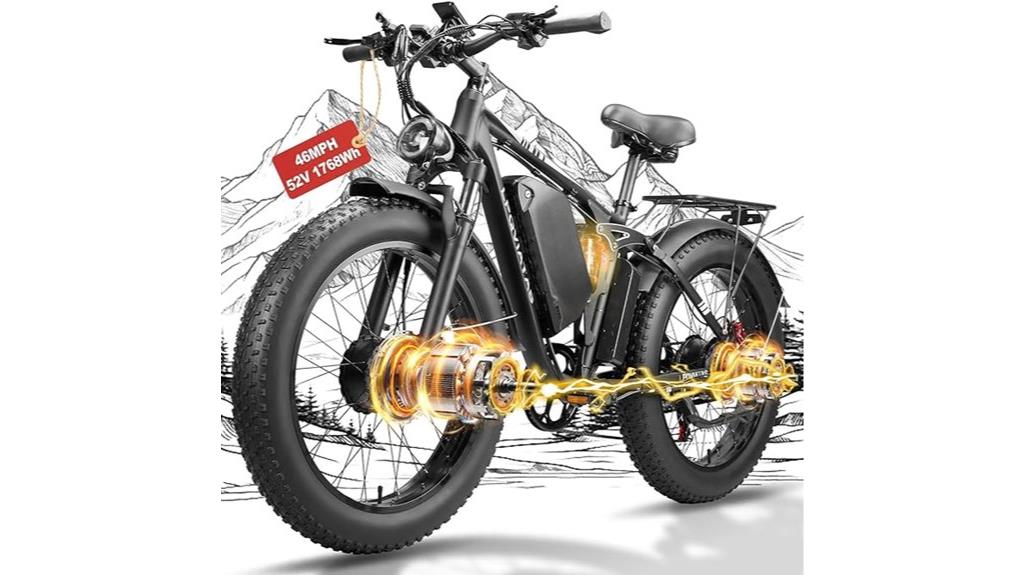 high power dual motor bike