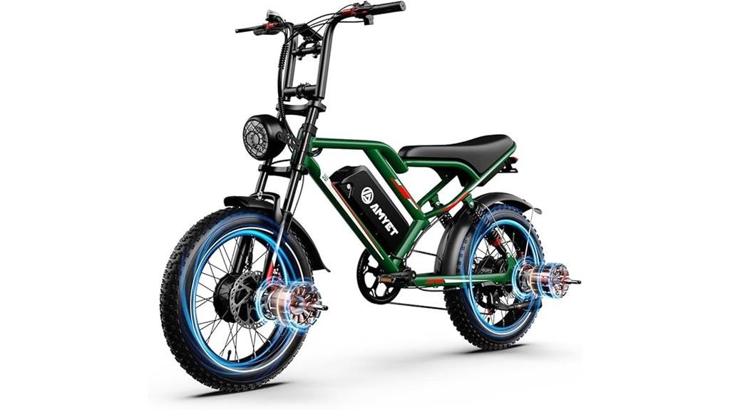 high power dual motor bike