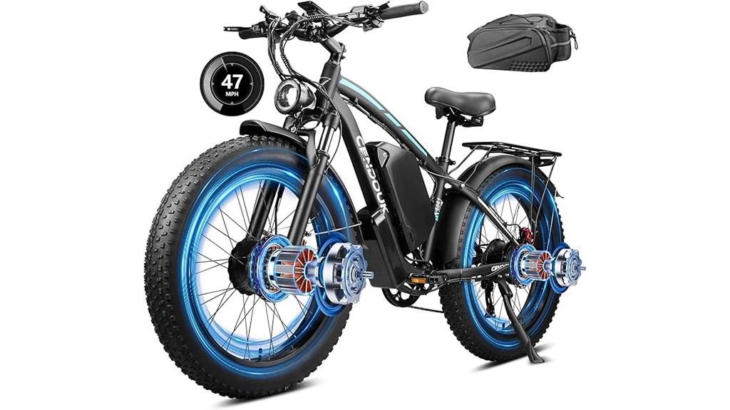 high power dual motor ebike