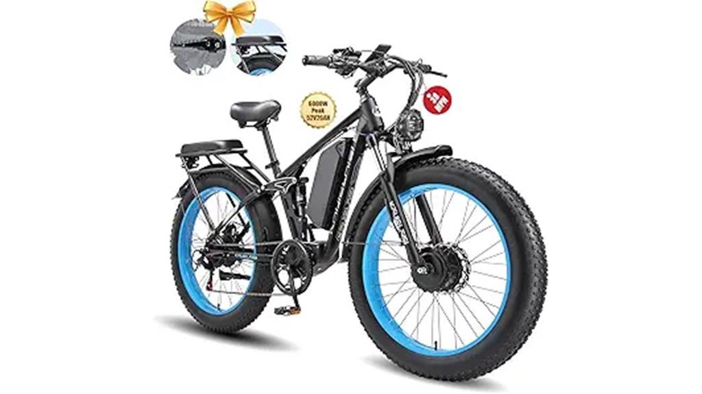 high speed dual motor e bike