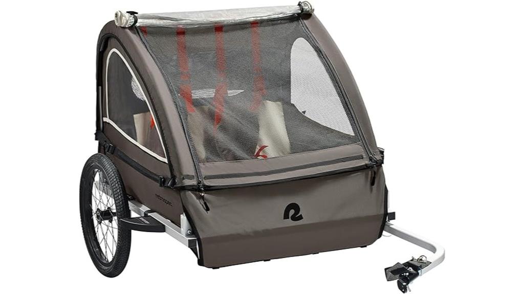 kids foldable bike trailer
