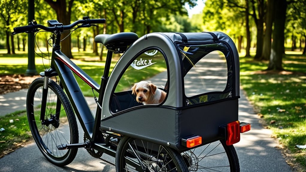 pet friendly e bike trailer considerations
