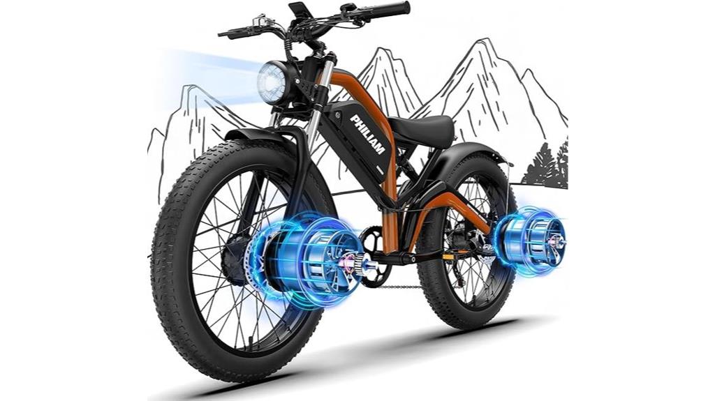 powerful 3000w dual motor