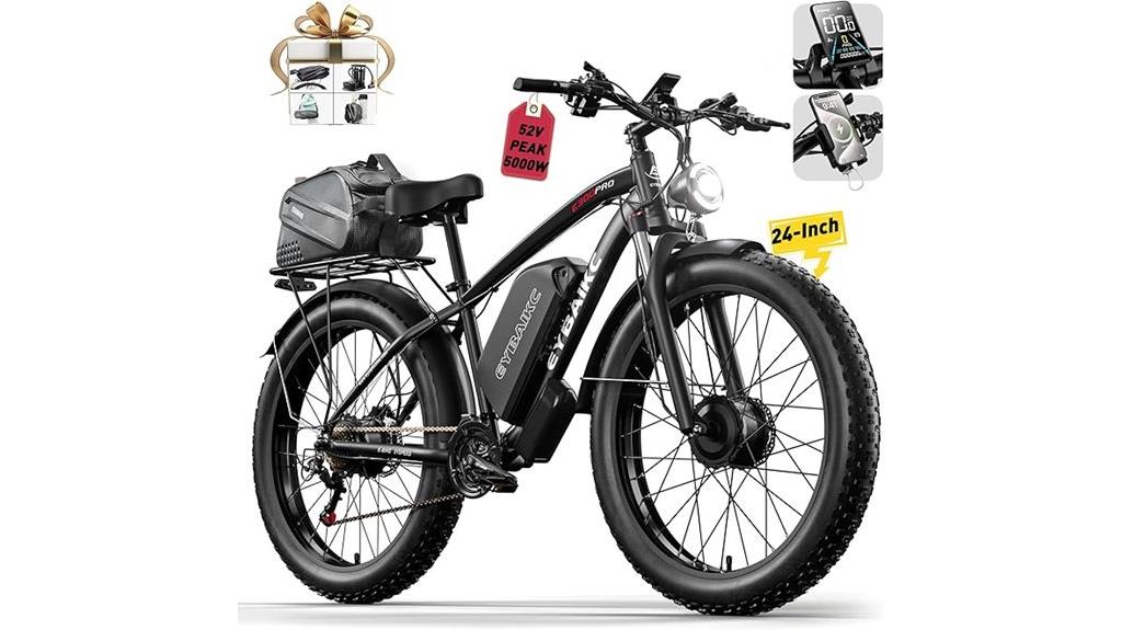 powerful dual motor e bike