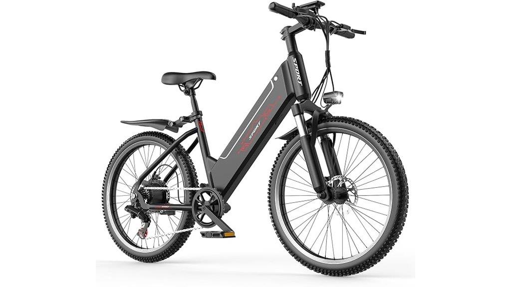 powerful electric mountain bike