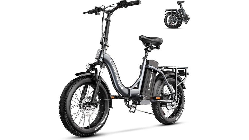 powerful foldable e bike