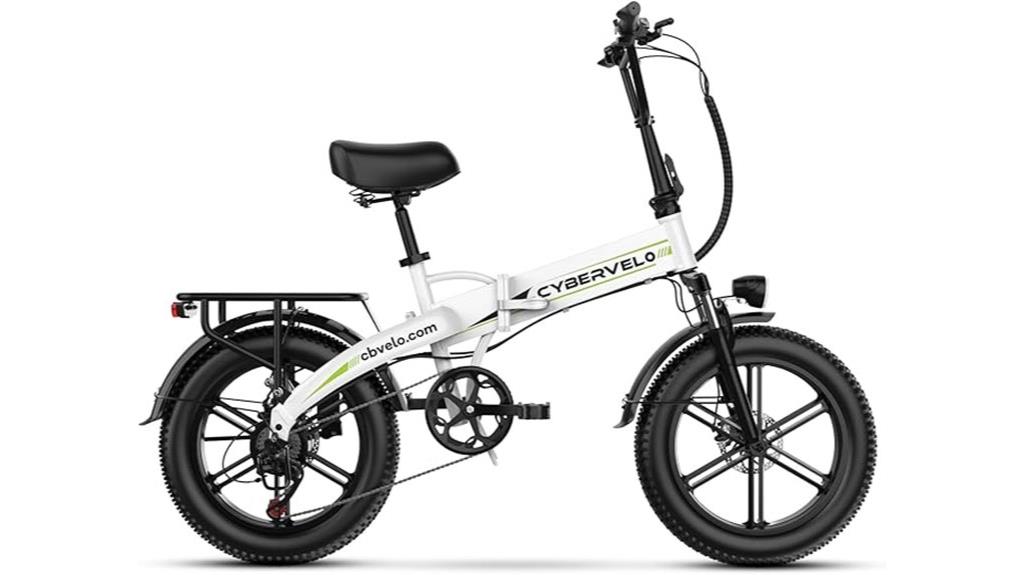 powerful foldable e bike