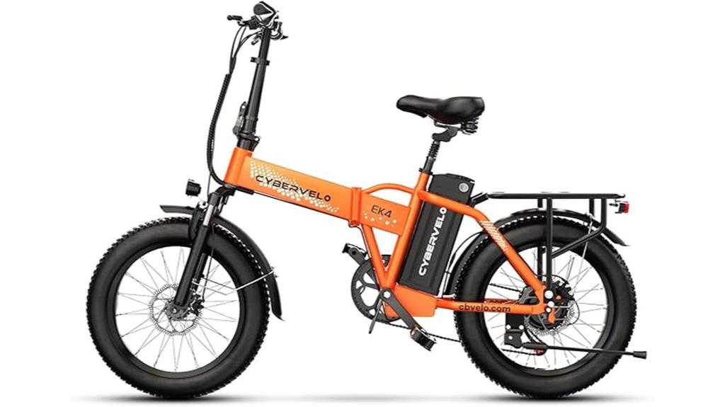 powerful foldable electric bicycle