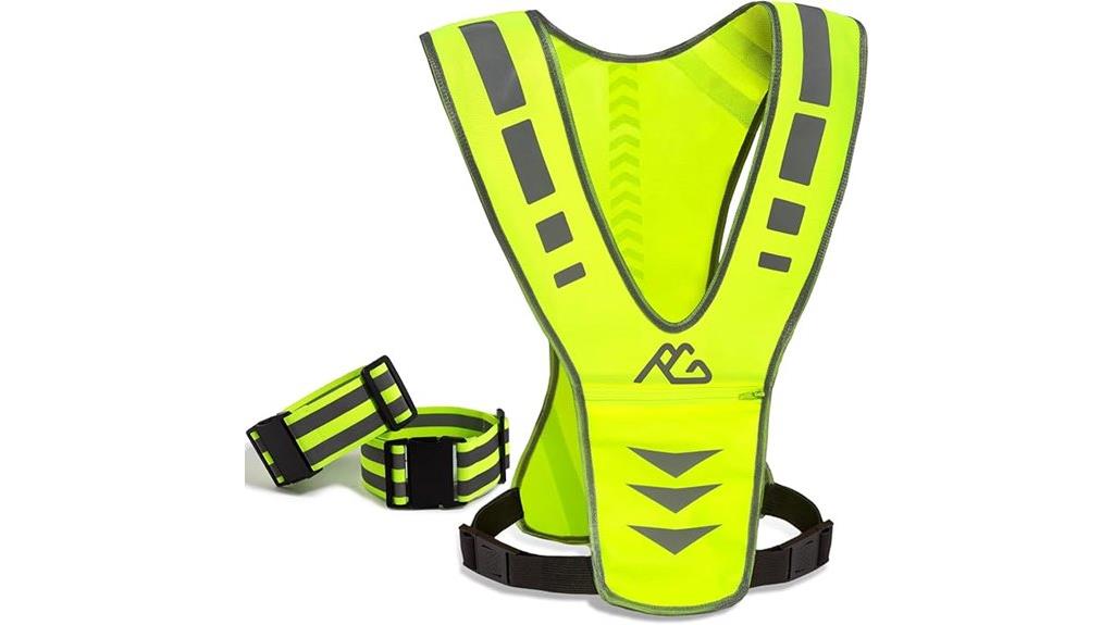 reflective night running vest