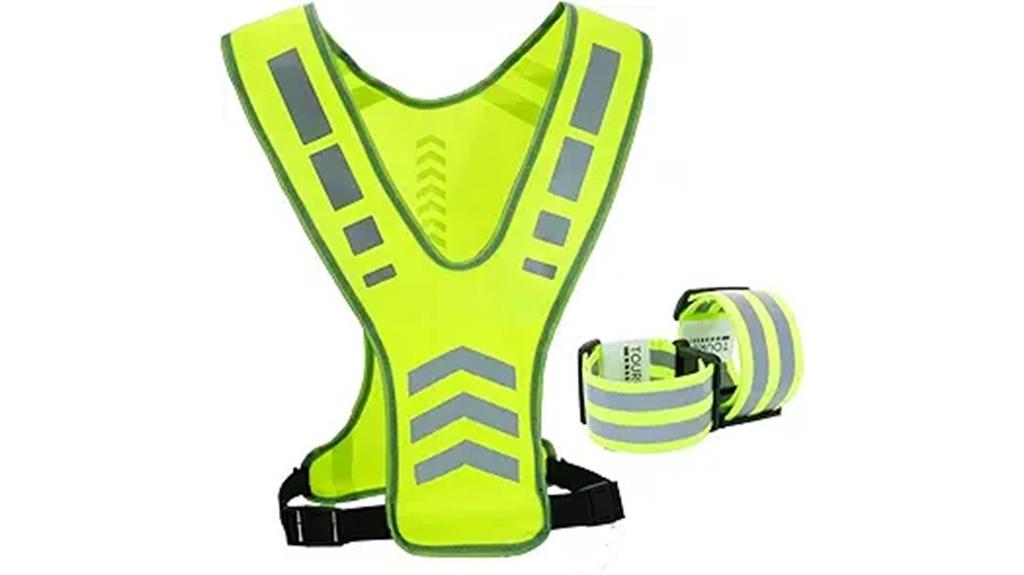 reflective running vest with pockets