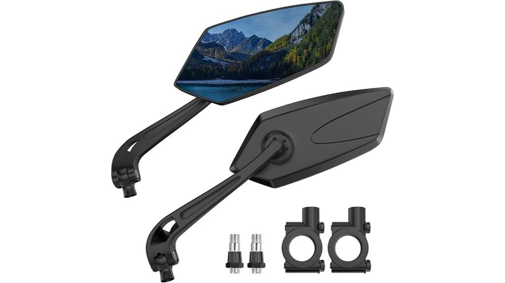 rotatable foldable glass lens