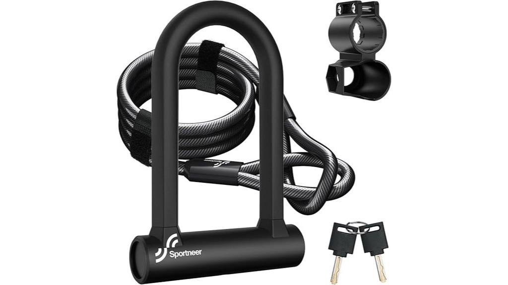 secure bike lock set