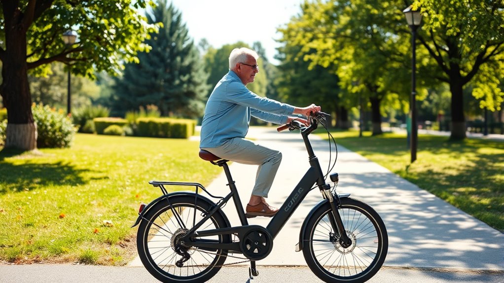 senior friendly comfortable riding