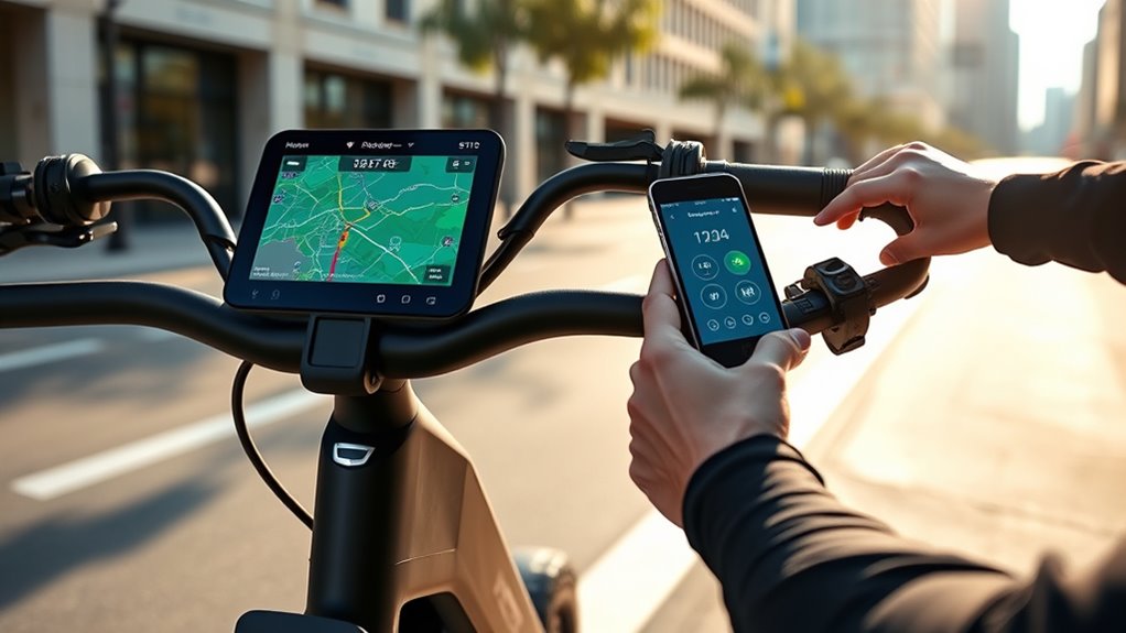 smartphone compatible e bike features