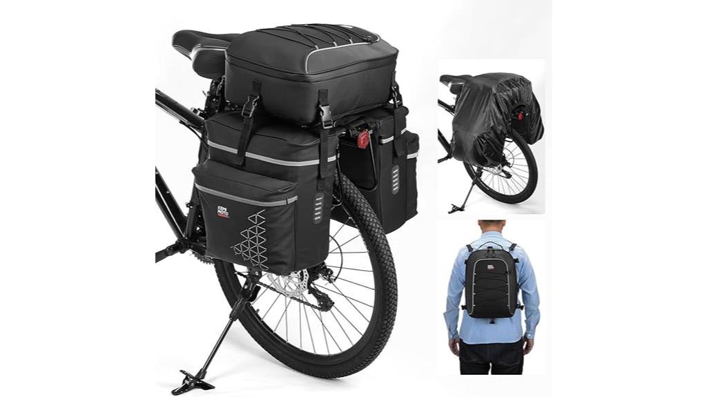 three in one bike panniers
