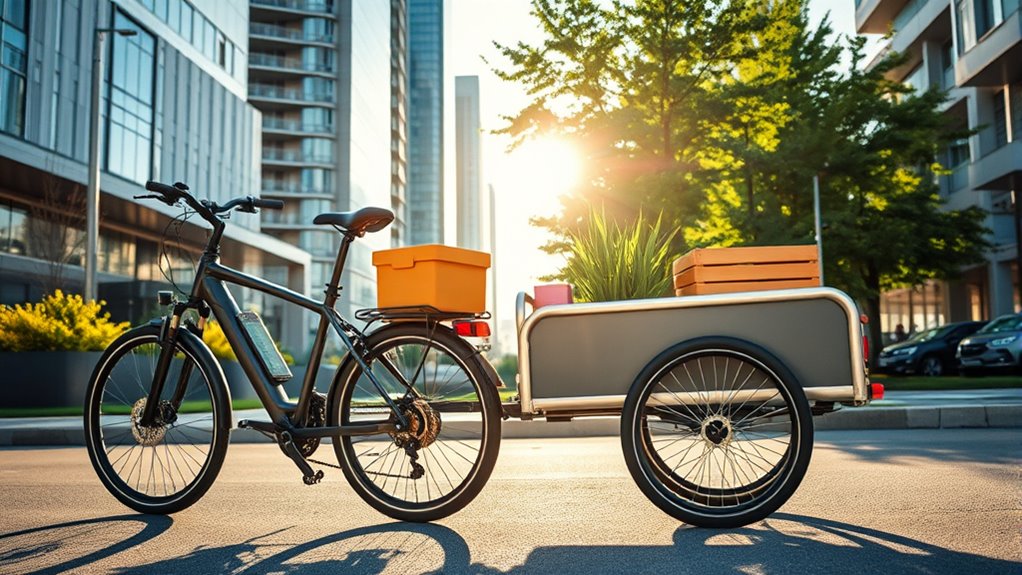 top e bike cargo trailers