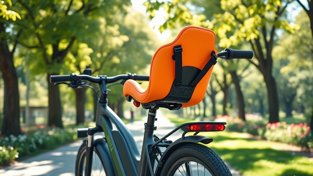 top e bike child seat options