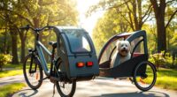 top pet friendly e bike trailers