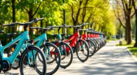 top step through e bikes
