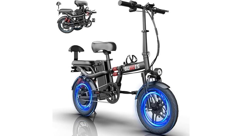 two seat adult electric bike