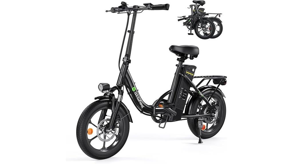 u4 16 inch folding electric bike