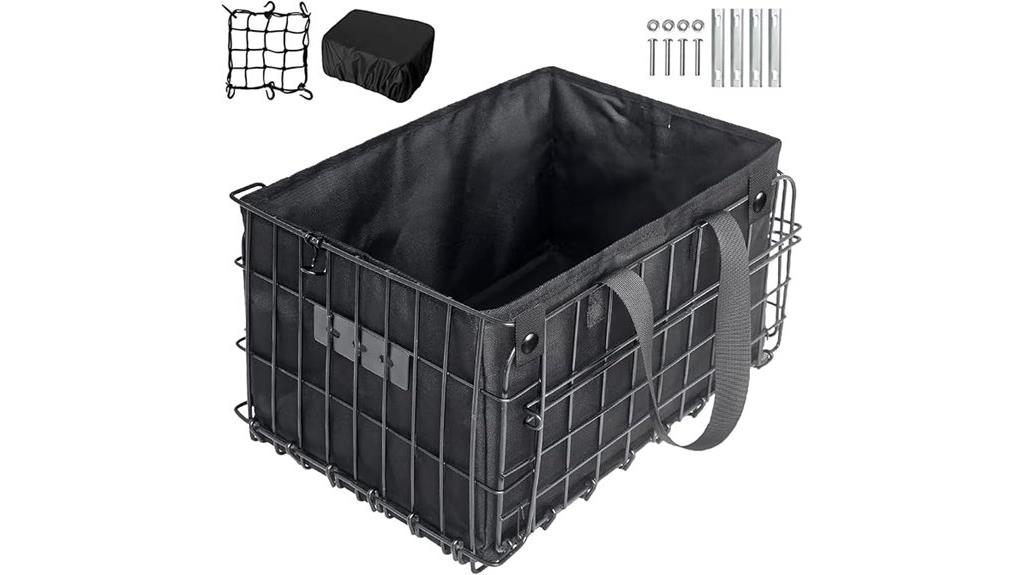 universal folding bike basket