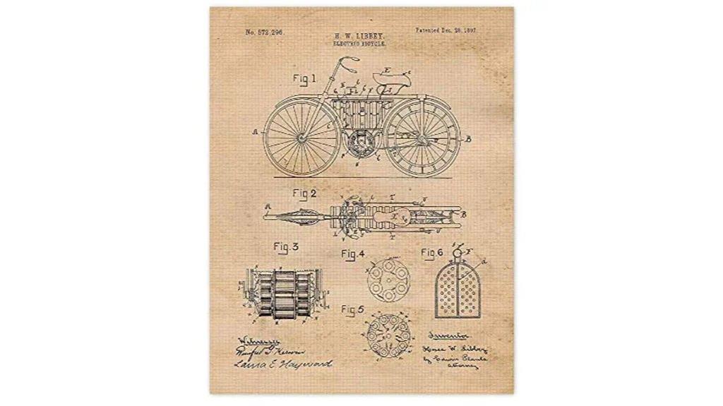 vintage electric bicycle patent