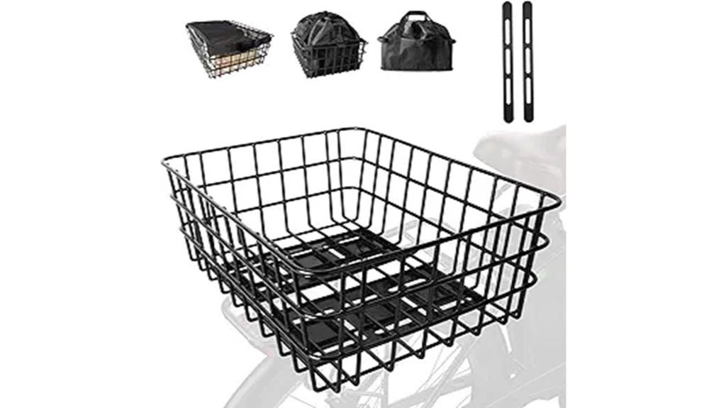 waterproof cargo bike basket