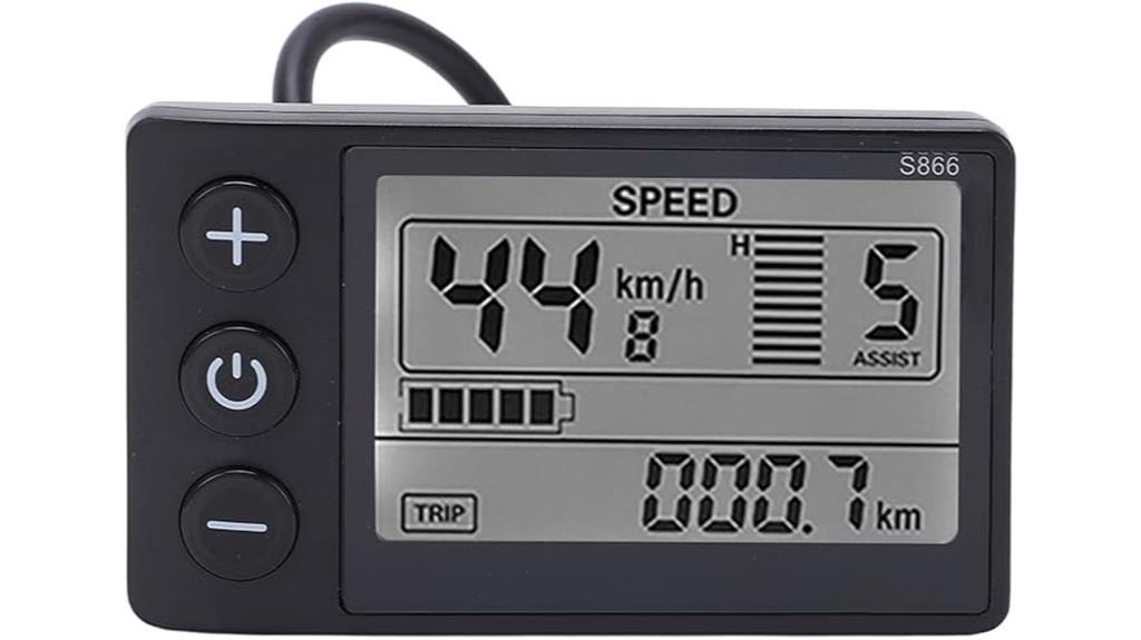 waterproof e bike speedometer