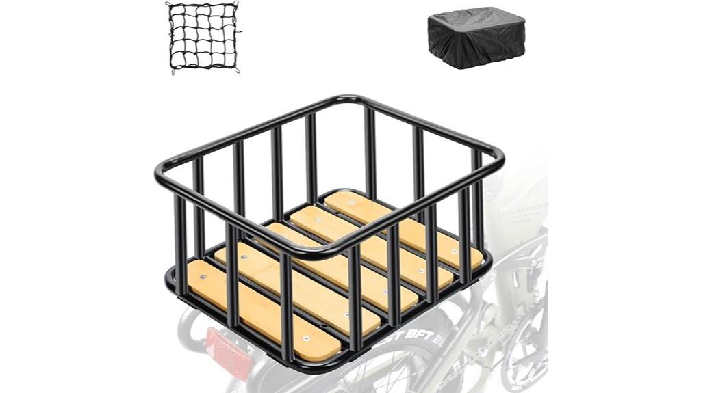 waterproof rear bike basket