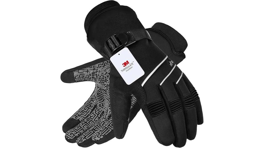 waterproof windproof touchscreen gloves