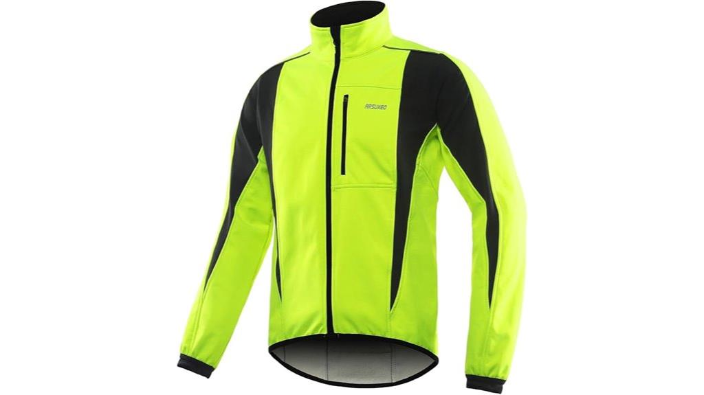 winter thermal softshell jacket