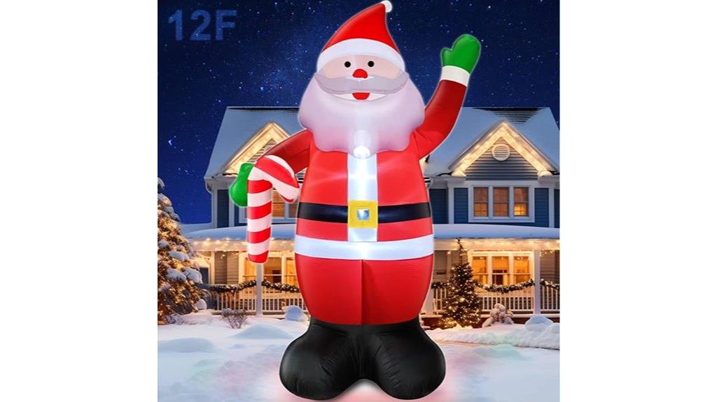 12 foot santa inflatable