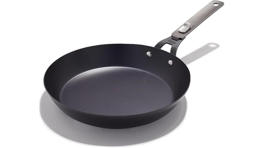 12 inch carbon steel frying pan