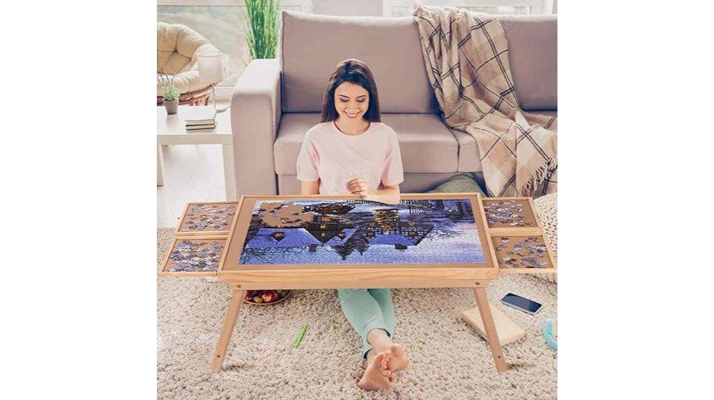 1500 piece puzzle with legs