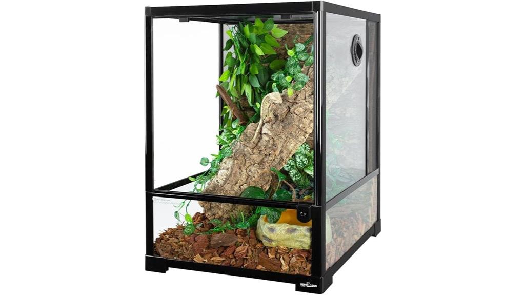 30 gallon reptile glass terrarium