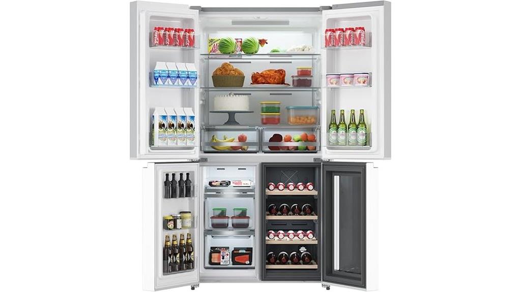 35 6 inch french refrigerator