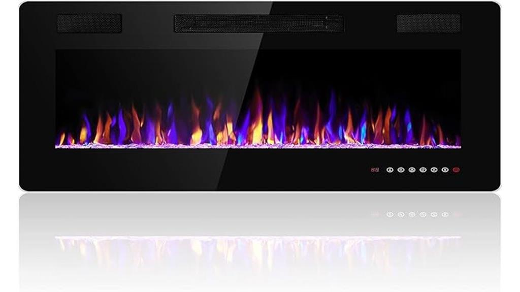 36 inch remote controlled fireplace