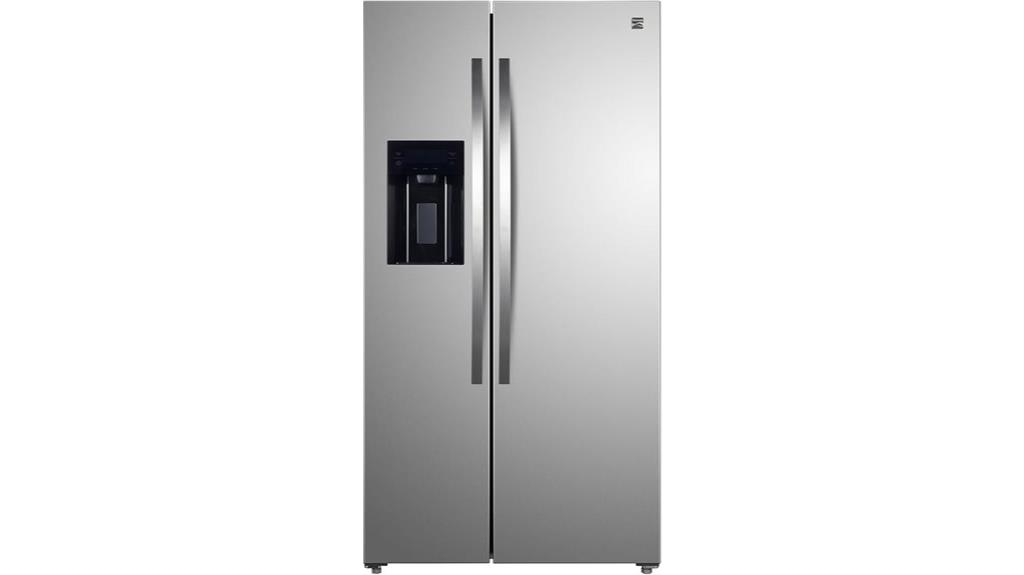 36 inch side by side refrigerator