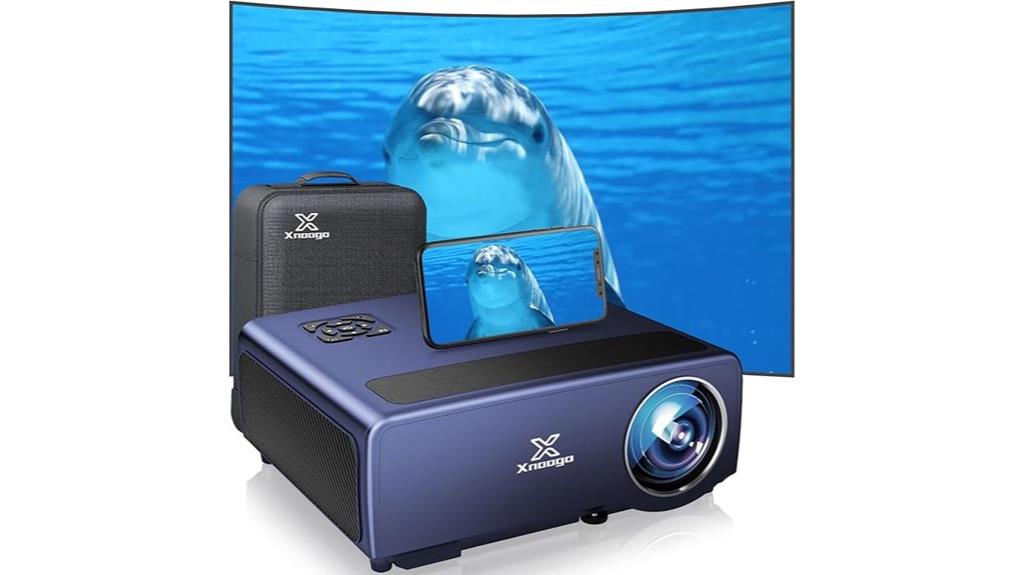 4k outdoor projector features