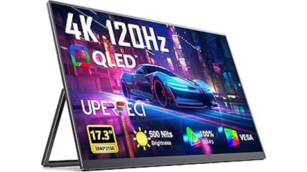 4k portable monitor 120hz