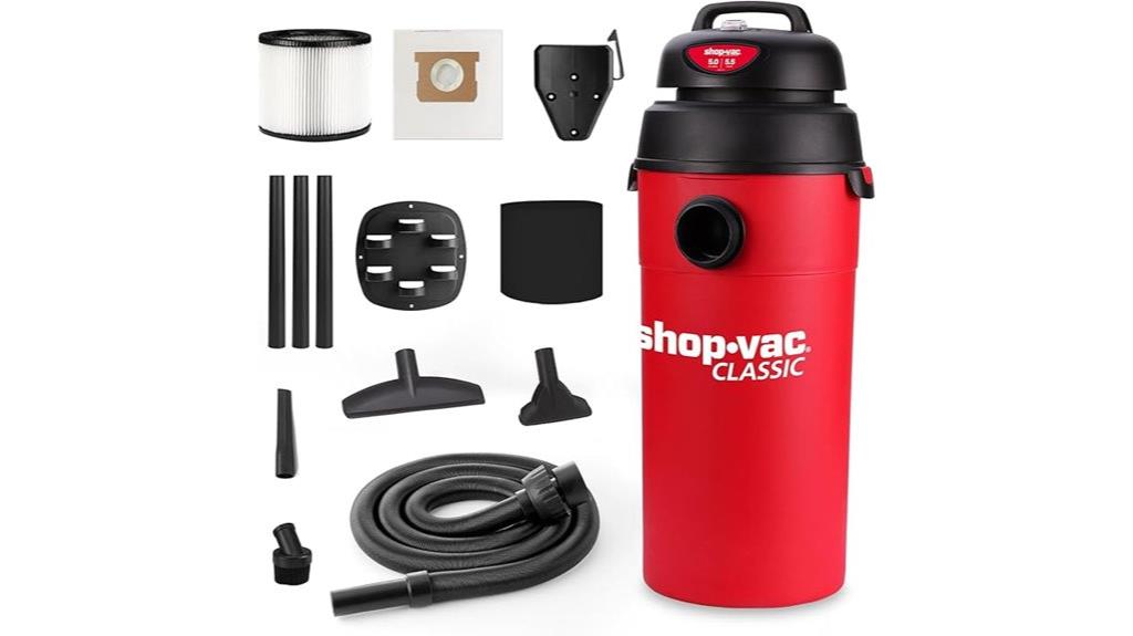5 gallon shop vac accessories