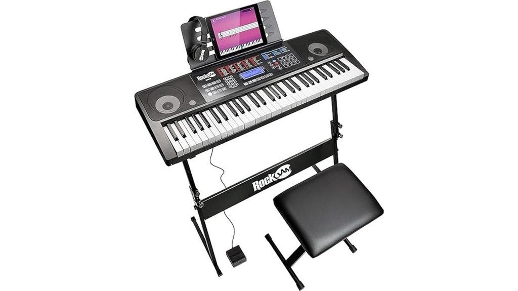 61 key keyboard with accessories