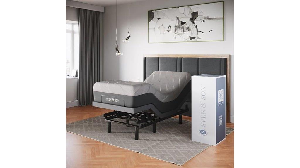 adjustable bed with massage