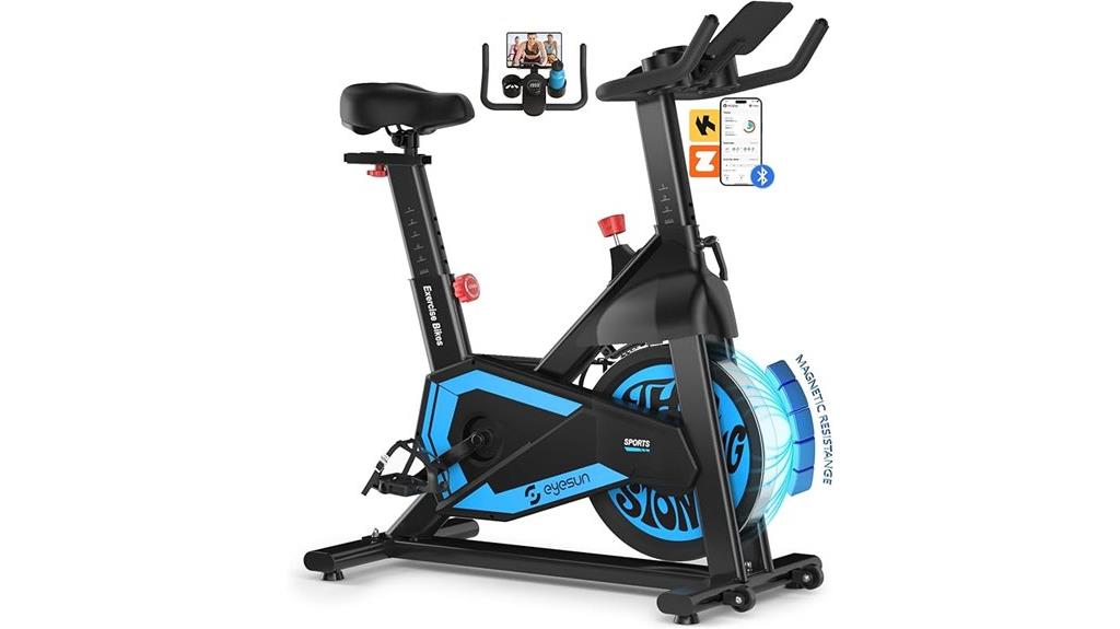 adjustable resistance exercise bike