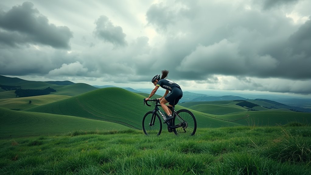 adjusting gears for hills
