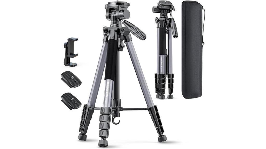 aluminum camera tripod set
